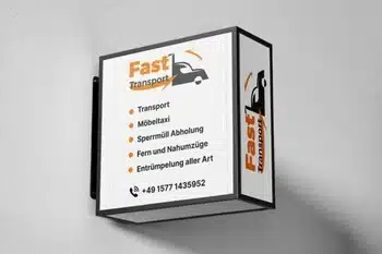 Kontaktinformationen des schnellen Transportunternehmens