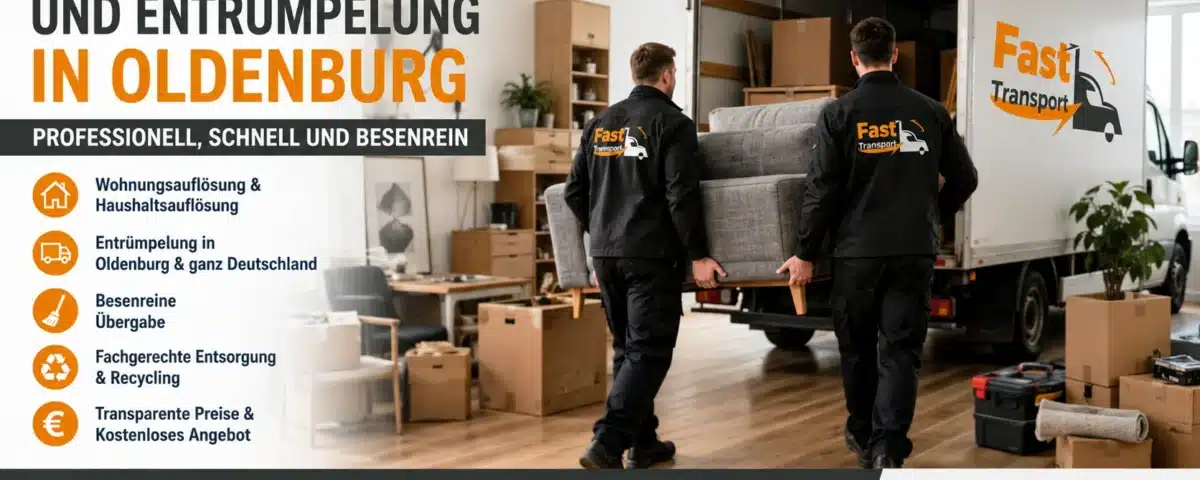 Besenreine Entrümpelung in Oldenburg.