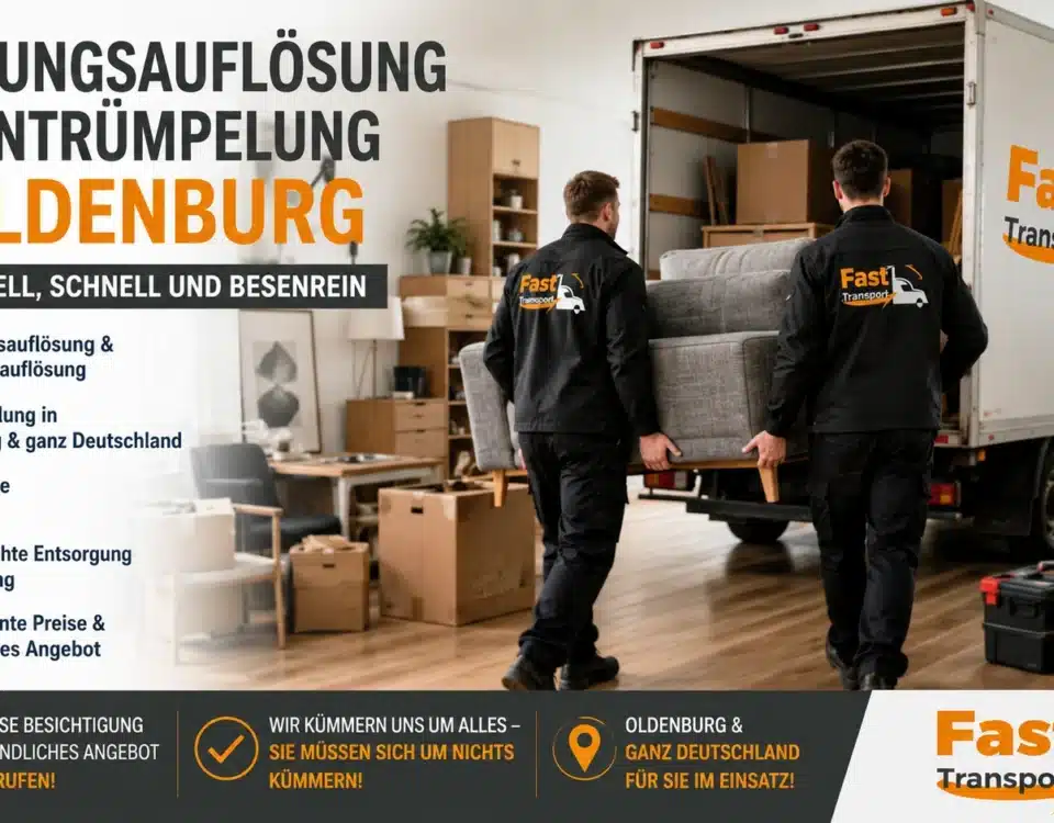 Besenreine Entrümpelung in Oldenburg.