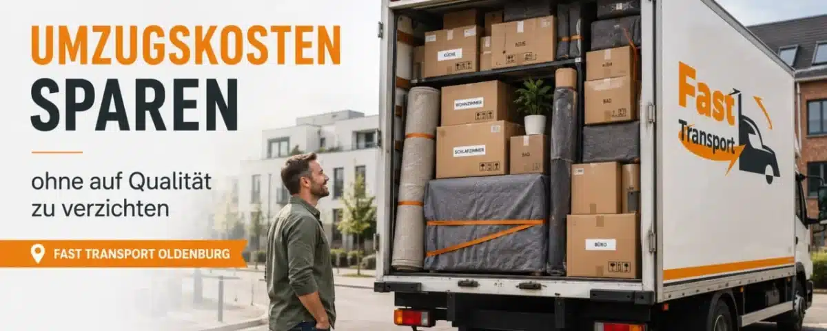 glücklicher Kunde schaut auf Umzugsfirma LKW