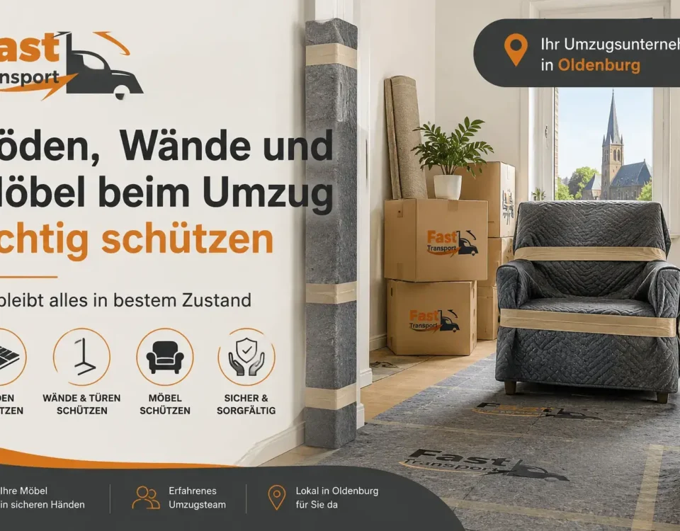 schützen Sie Böden, Wände und Möbel während eines Umzugs